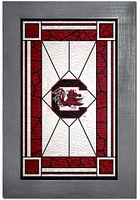 South Carolina Gamecocks Stained Glass Sign - Red