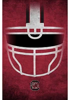 South Carolina Gamecocks Ghost Helmet 17x26 Sign - Red