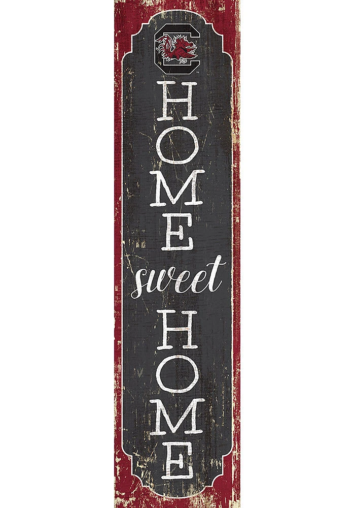 South Carolina Gamecocks 48 Inch Home Sweet Home Leaner Sign - Red