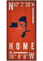 Syracuse Orange Coordinate Sign - Orange