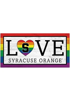 Syracuse Orange LGBTQ Love Sign - Orange