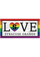 Syracuse Orange LGBTQ Love Sign - Orange
