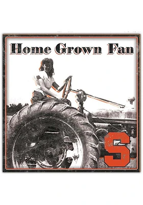Syracuse Orange Aluminum Can Sign - Orange