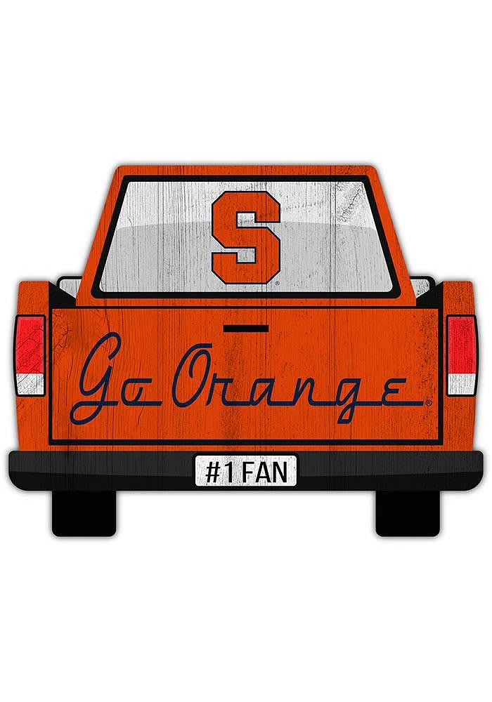 Syracuse Orange Truck Back Cutout Sign - Orange