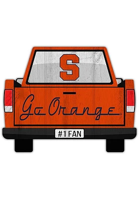 Syracuse Orange Truck Back Cutout Sign - Orange