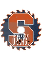 Syracuse Orange Rust Circular Saw Sign - Orange