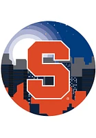 Syracuse Orange Landscape Circle Sign - Orange