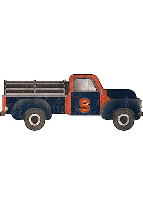 Syracuse Orange 15 Inch Truck Sign - Orange