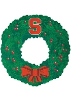 Syracuse Orange Team Wreath 16 Inch Sign - Orange