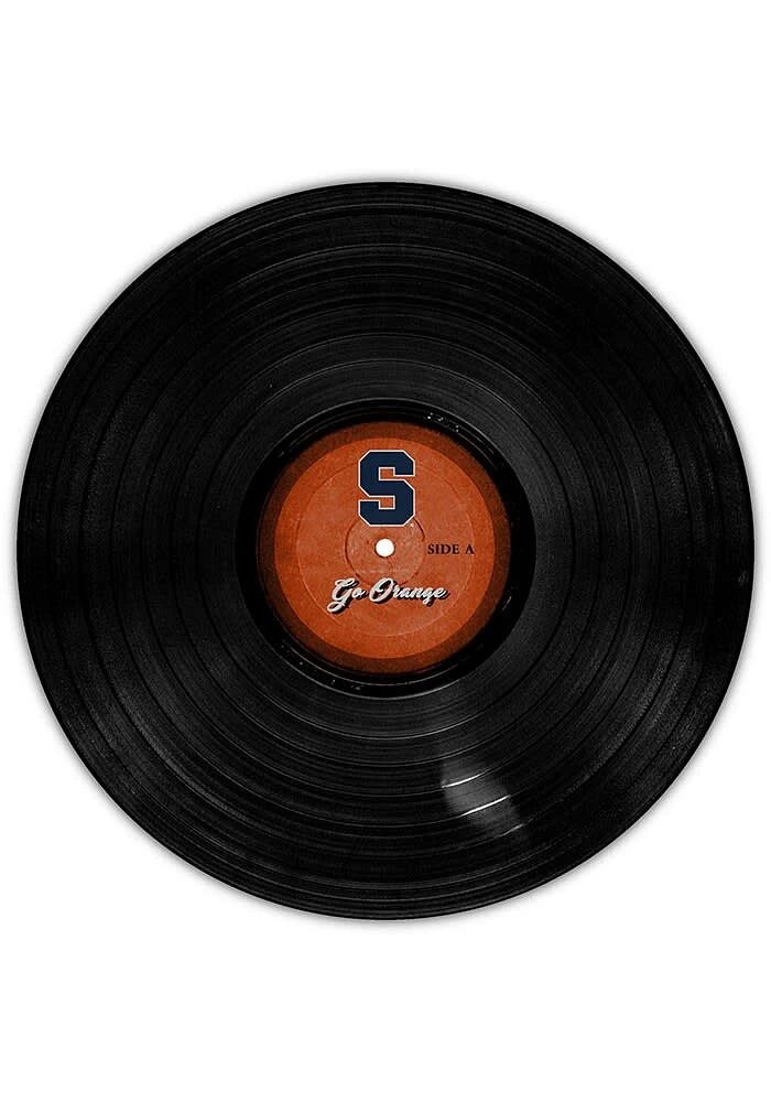 Syracuse Orange 12 Inch Vinyl Circle Sign - Orange