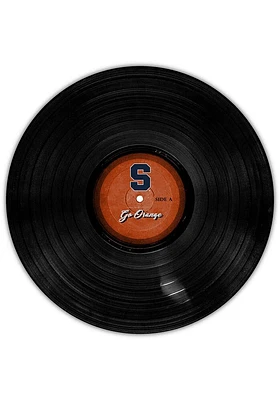 Syracuse Orange 12 Inch Vinyl Circle Sign - Orange