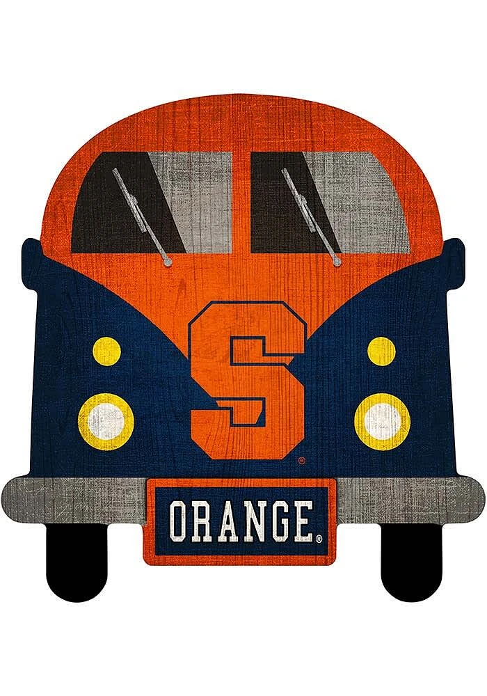Syracuse Orange Team Bus Sign - Orange