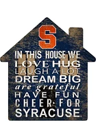 Syracuse Orange 12 inch House Sign - Orange