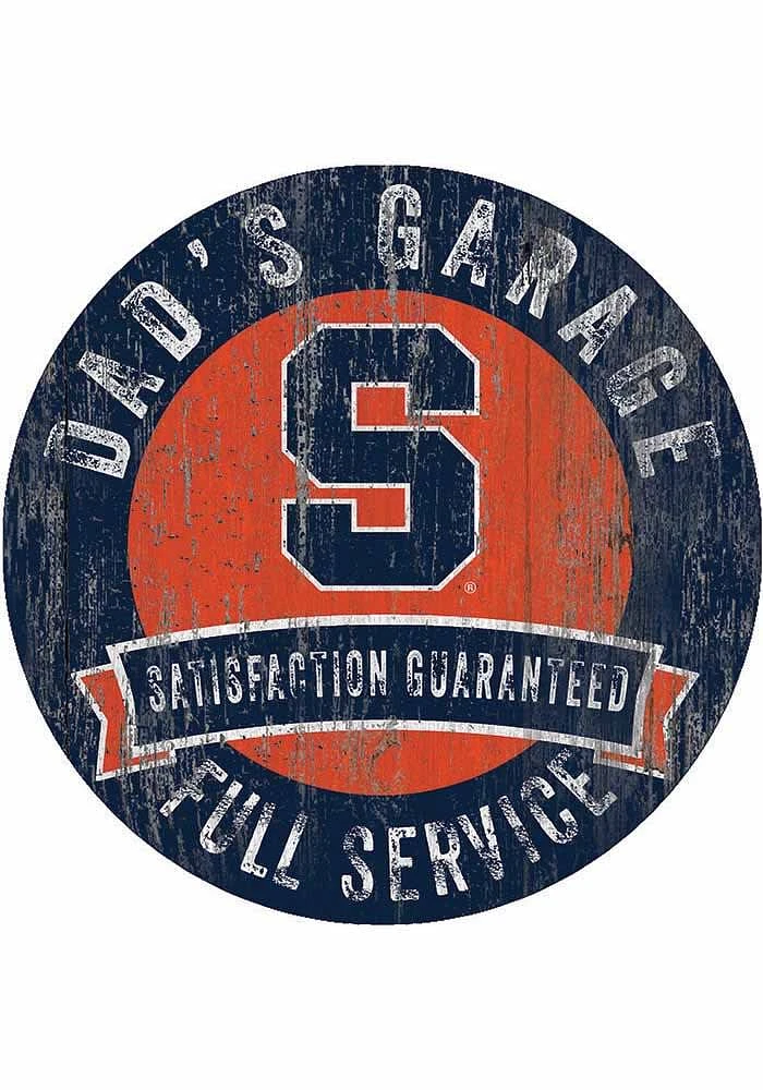 Syracuse Orange Dads Garage Sign - Orange