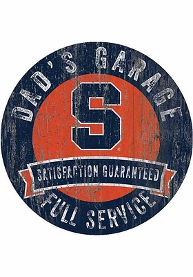 Syracuse Orange Dads Garage Sign - Orange