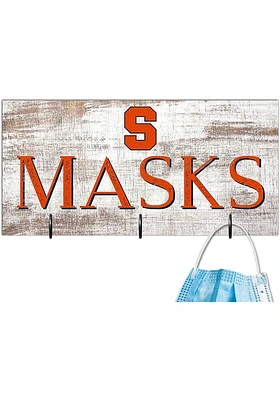 Syracuse Orange Mask Holder Sign - Orange