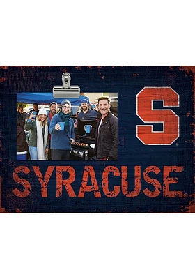 Syracuse Orange Team Clip Picture Frame - Orange