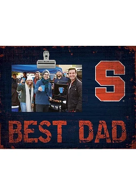 Syracuse Orange Best Dad Clip Picture Frame - Orange