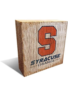 Syracuse Orange Logo Block Sign - Orange