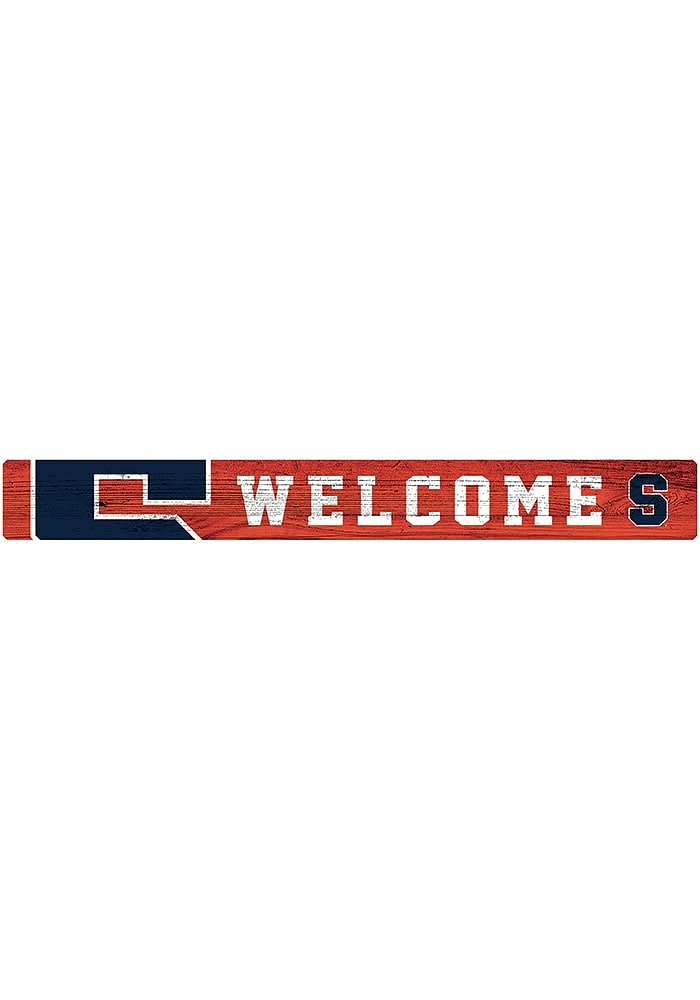 Syracuse Orange Welcome Strip Sign - Orange