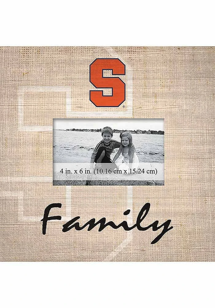 Syracuse Orange Family Picture Picture Frame - Orange
