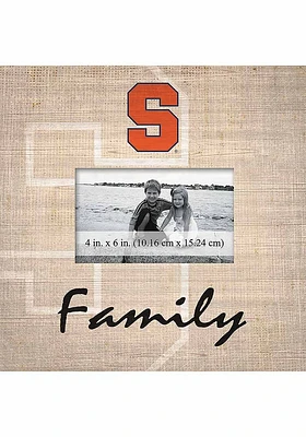 Syracuse Orange Family Picture Picture Frame - Orange