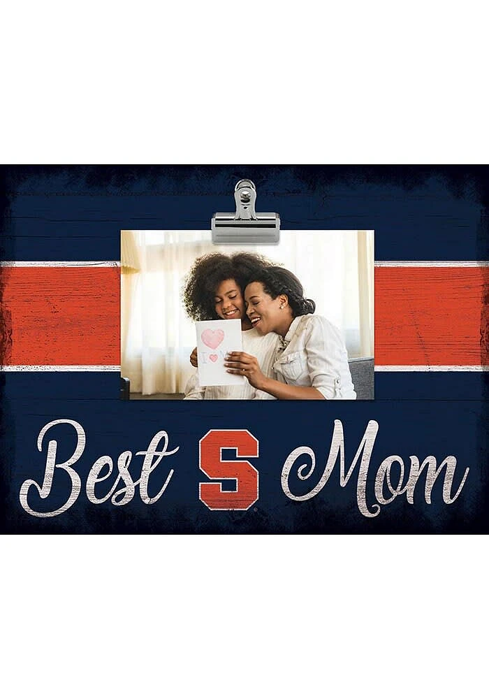 Syracuse Orange Best Mom Clip Picture Frame - Orange