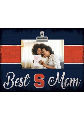 Syracuse Orange Best Mom Clip Picture Frame - Orange