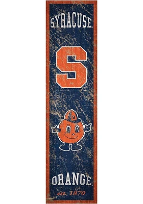 Syracuse Orange Heritage Banner 6x24 Sign - Orange
