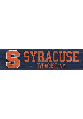 Syracuse Orange 6x24 Sign - Orange