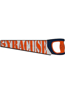 Syracuse Orange Wood Handsaw Sign - Orange