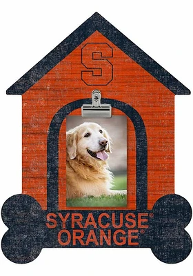 Syracuse Orange Dog Bone House Clip Picture Frame - Orange