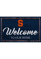 Syracuse Orange Team Welcome 11x19 Sign - Orange