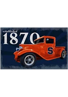 Syracuse Orange Established Truck Sign - Orange