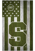 Syracuse Orange 11x19 OHT Military Flag Sign - Orange