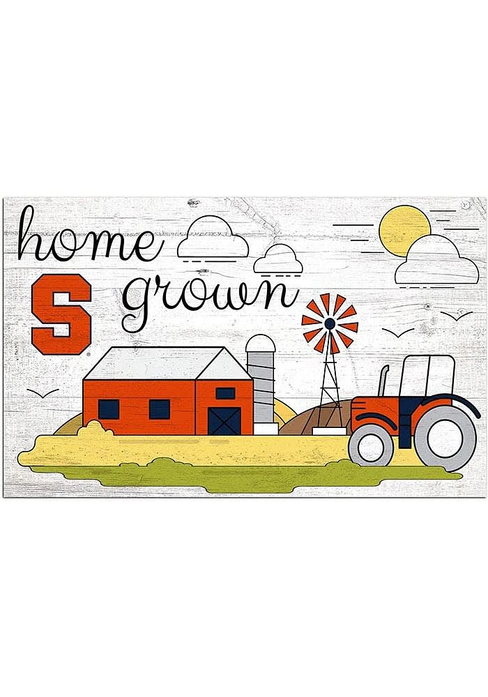 Syracuse Orange Home Grown Sign - Orange