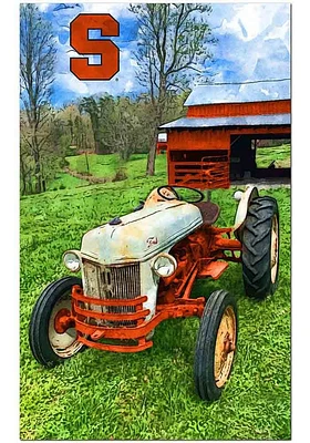 Syracuse Orange Farmscape Sign - Orange