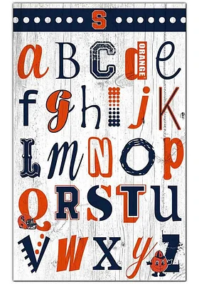 Syracuse Orange Alphabet Sign - Orange