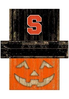 Syracuse Orange Pumpkin Head Sign - Orange