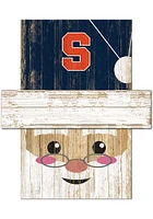 Syracuse Orange Santa Head Sign - Orange