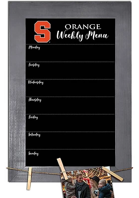 Syracuse Orange Weekly Chalkboard Picture Frame - Orange