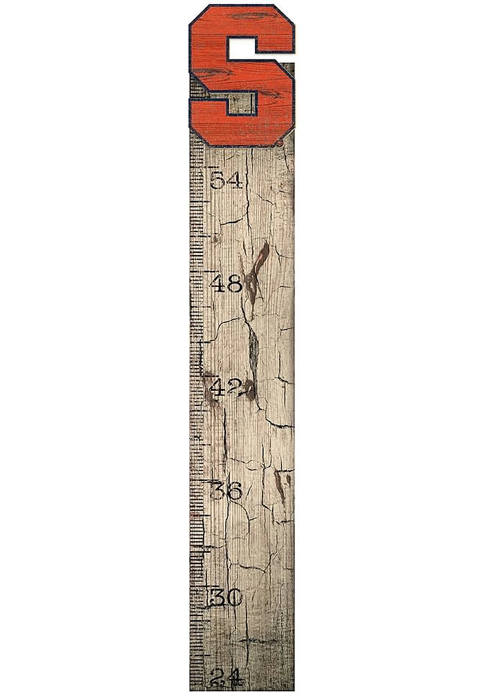 Syracuse Orange Growth Chart Sign - Orange