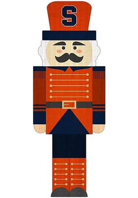 Syracuse Orange 31 Inch Nutcracker Leaner Sign - Orange
