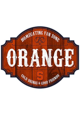 Syracuse Orange 24 Inch Homegating Tavern Sign - Orange
