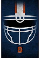 Syracuse Orange Ghost Helmet 17x26 Sign - Orange
