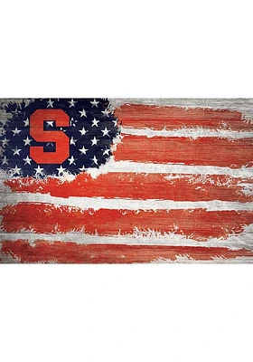 Syracuse Orange Flag 17x26 Sign - Orange
