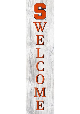 Syracuse Orange 48 Inch Welcome Leaner Sign - Orange