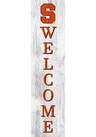 Syracuse Orange 48 Inch Welcome Leaner Sign - Orange