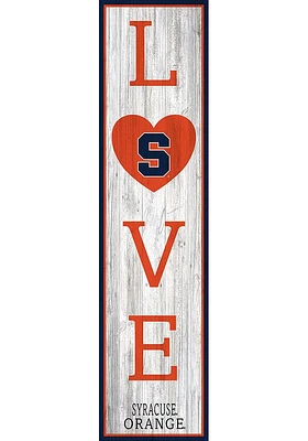 Syracuse Orange 48 Inch Love Leaner Sign - Orange