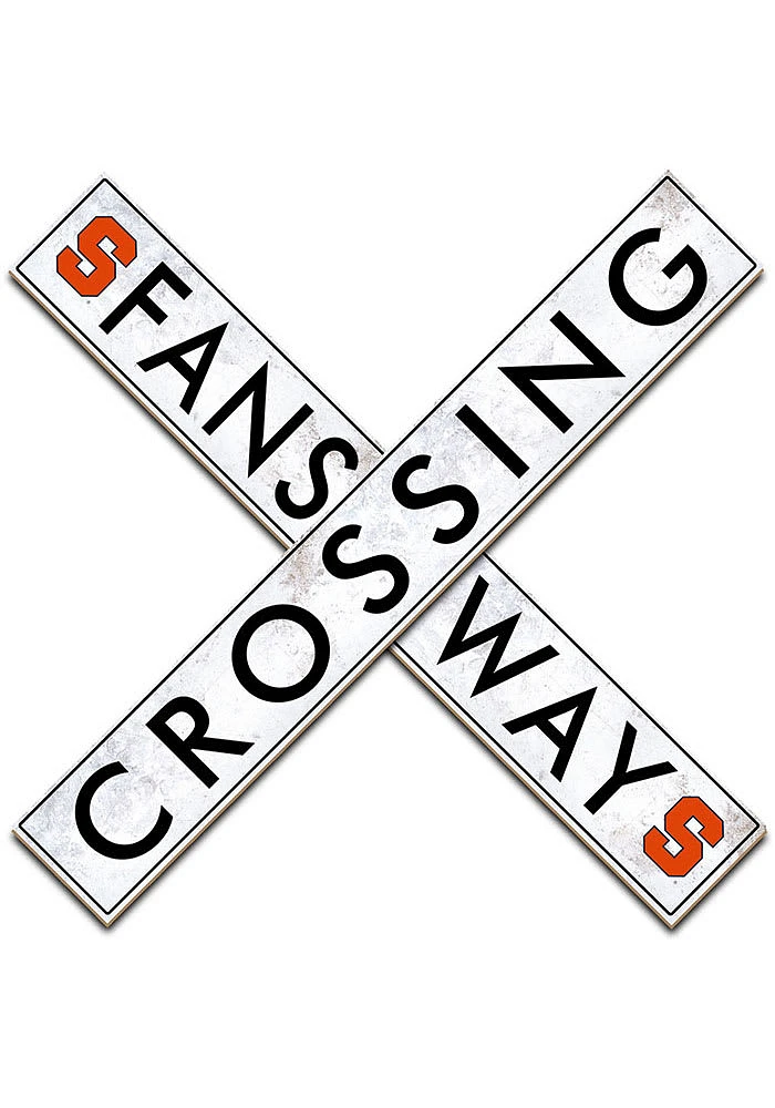 Syracuse Orange 48 Inch Fans Way Crossing Wall Art